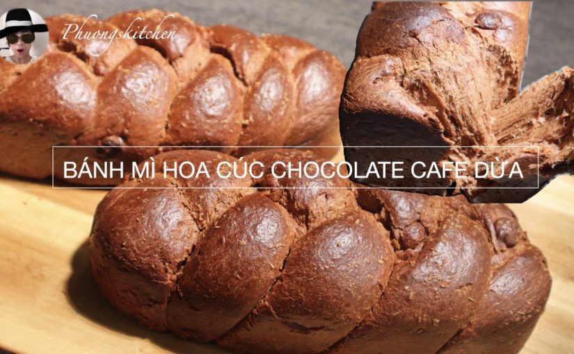 Bánh mì hoa Cúc vị chocolate cafe dừa