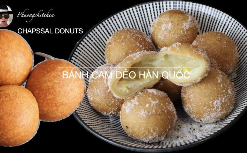 Bánh cam dẻo Hàn Quốc, không lúc lắc