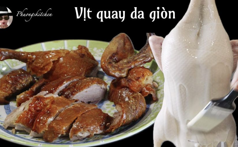 VỊt quay da giòn- Cách pha bột giòn da