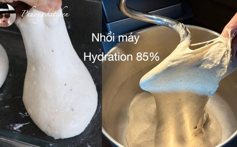 Kĩ thuật nhồi máy với bột hàm lượng nước cao