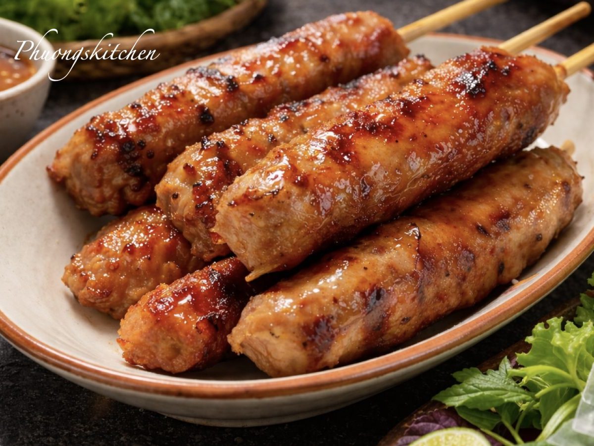 Làm nem nướng đúng cách: dai nhẹ, không bở, không khô